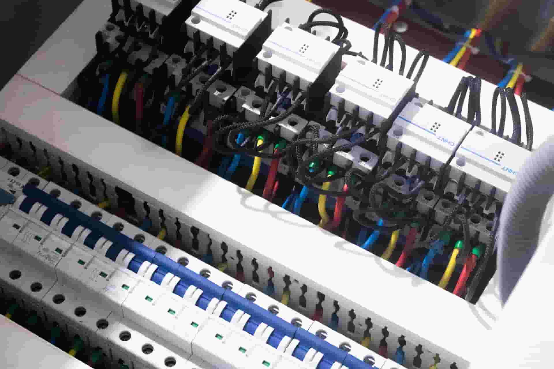circuit breakers in a breaker box